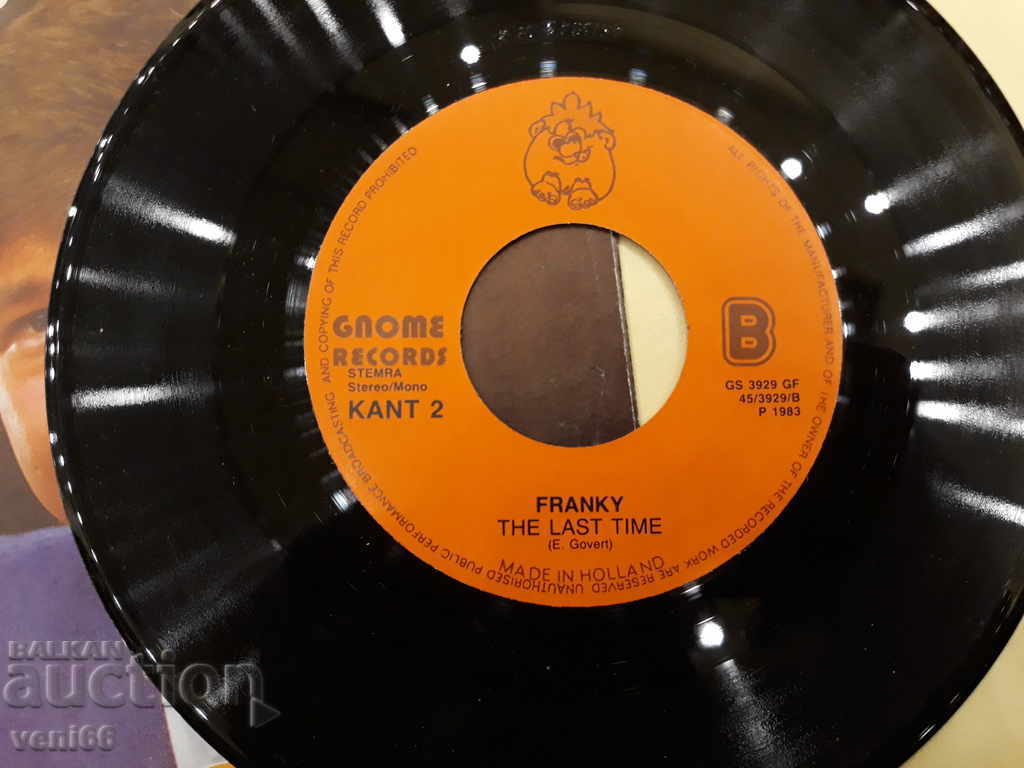 Auction Gramophone record - small format - Franky Auction Gramophone record - small format - Franky