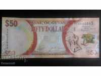 $ 50 Guyana 2016 UNC