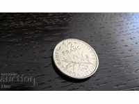 Coin - France - 1/2 (half) franc 1969