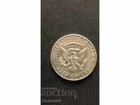 1/2 долар 1967 САЩ Сребро AUNC