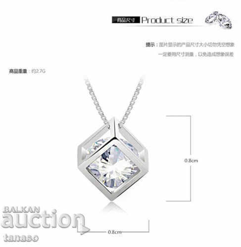 Auction Necklace, jewel, pendant, magical cube, zircon Auction Necklace, jewel, pendant, magical cube, zircon