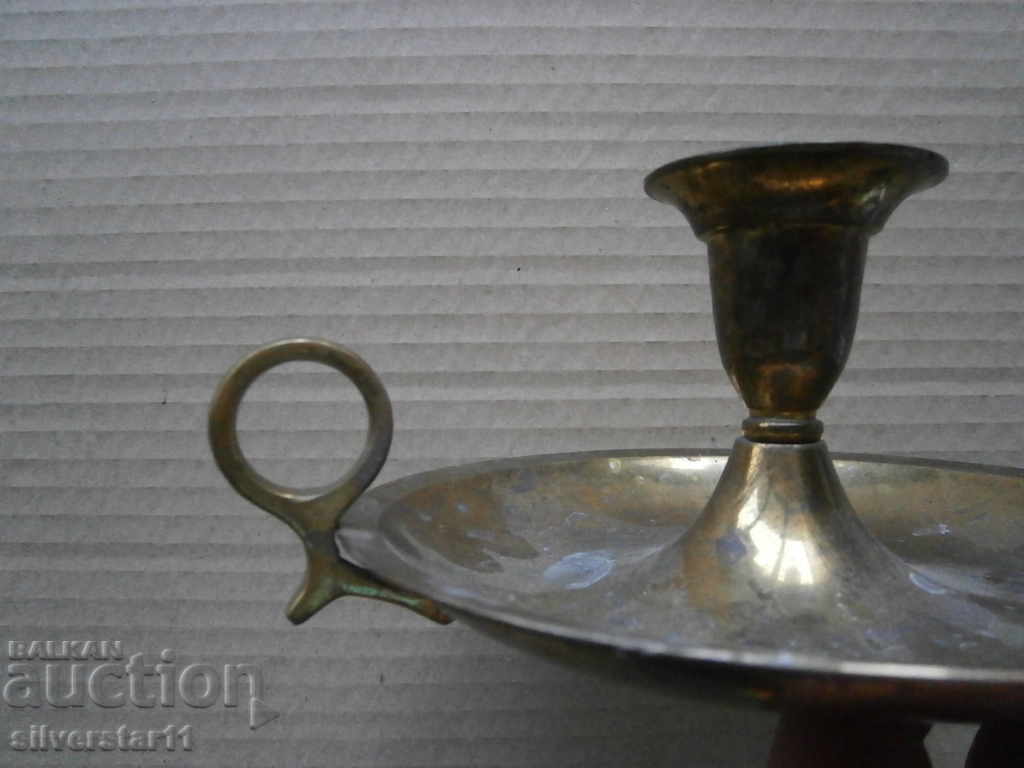 Antique bronze candlestick, candle, lamp - 19th century - 6 Antique bronze candlestick, candle, lamp - 19th century - 6