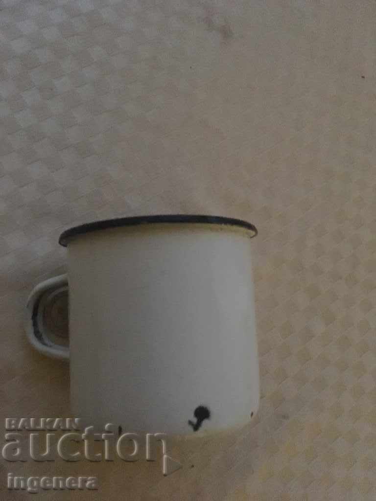 Delivery of VINTAGE ENAMELED MUG-USSR Delivery of VINTAGE ENAMELED MUG-USSR