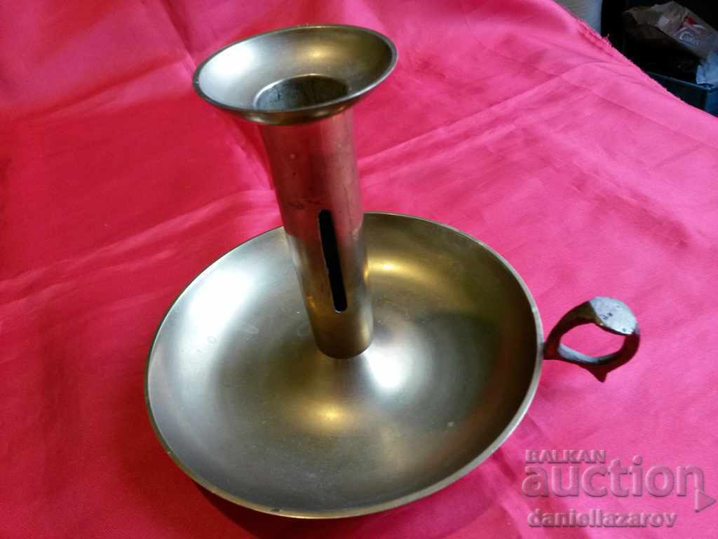 Large Portable Desktop BRONZE Candlestick with price 24.00 BGN | € 12.27