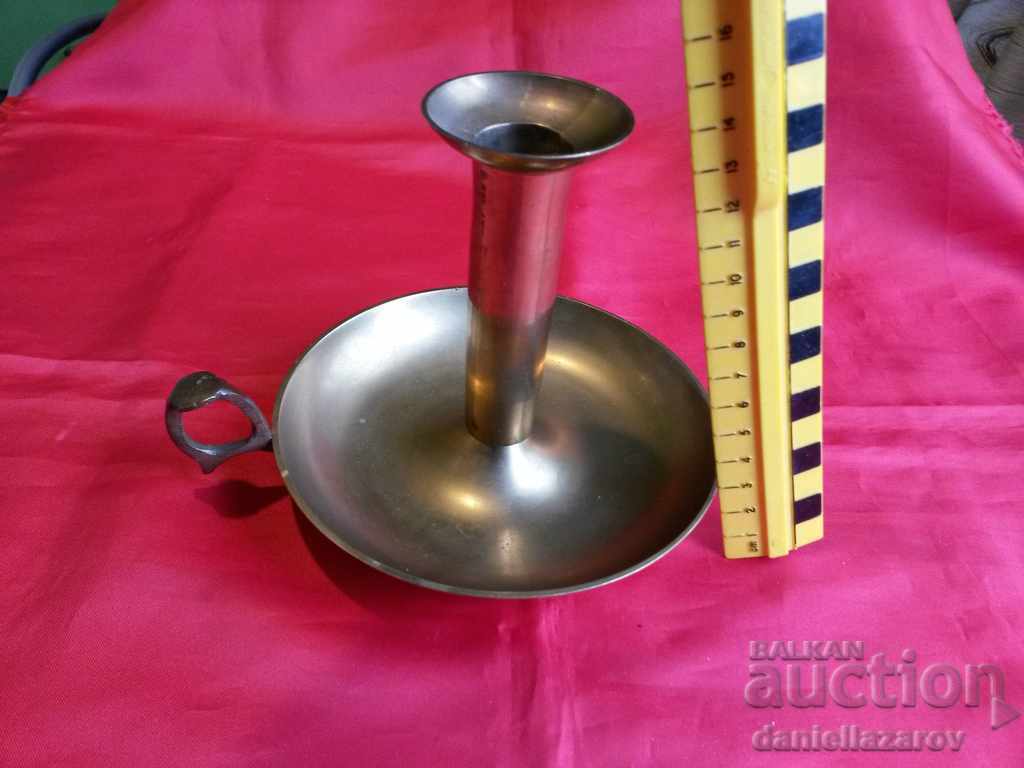 Delivery of Large Portable Desktop BRONZE Candlestick