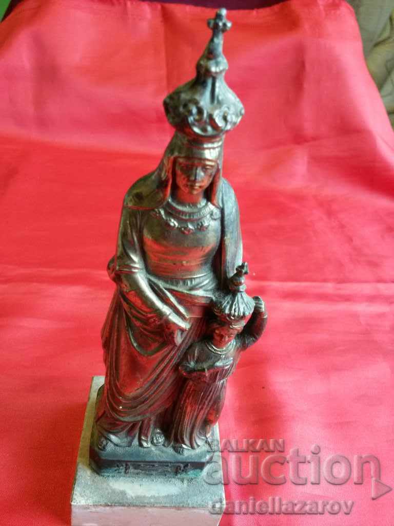 Unique Old French Statue Statue Virgin and Child with price 120.00 BGN | € 61.36
