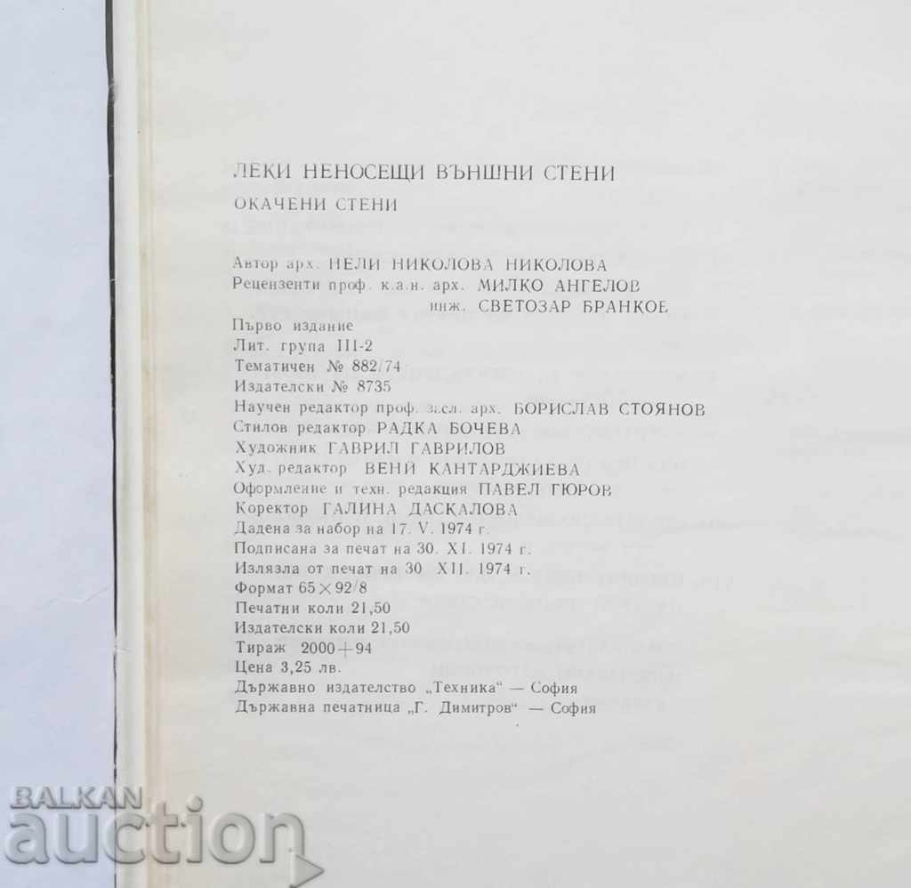 Pereți exteriori ușori nepermanenți Ziduri suspendate Neli Nikolova 1974 - 5 Pereți exteriori ușori nepermanenți Ziduri suspendate Neli Nikolova 1974 - 5