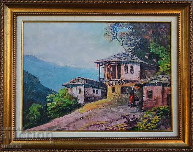 Kovachevitsa, Rhodopes, painting
