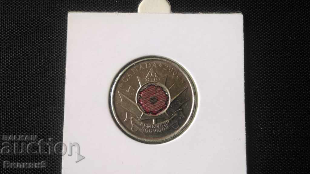 25 цента 2004 Канада Юбилейна