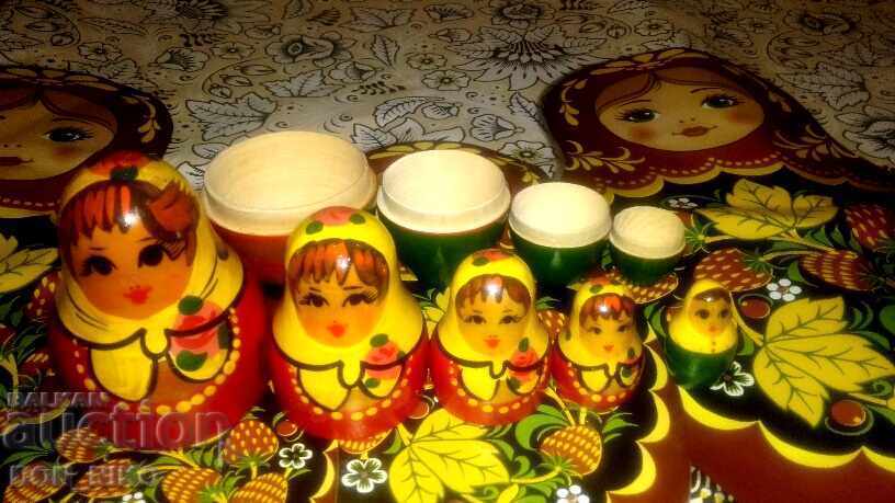 Wooden doll Matryoshka - 6 pieces - 5