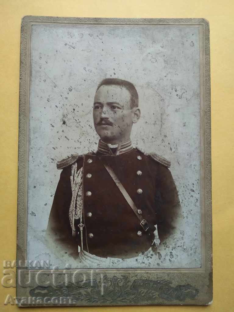 Photo cardboard Princely officer Kessler Vidin Calafat