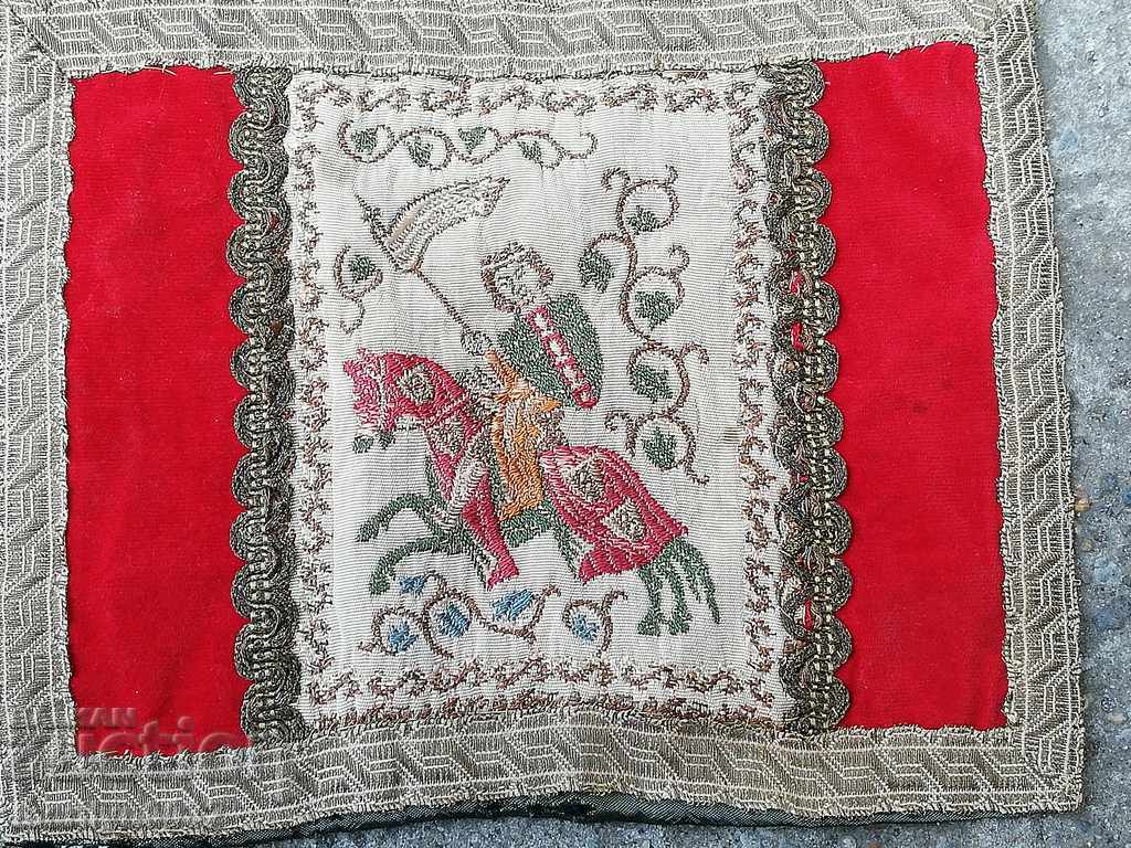 Old embroidery sergeant religion defender of the faith saint warrior with price 96.00 BGN | € 49.08