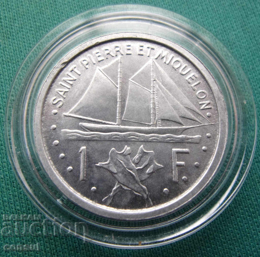 Sf. Pierre și Miquelon 1 Frank 1948 UNC Rare cu preț € 17.90 | 35.01 BGN