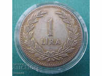 Republica Turcia 1 Pound 1948 Silver Rare