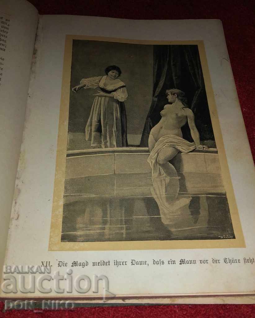 Delivery of Book-DEKAMERON-TOM 1-DECAMERON-BAND 1-German-1890g Delivery of Book-DEKAMERON-TOM 1-DECAMERON-BAND 1-German-1890g