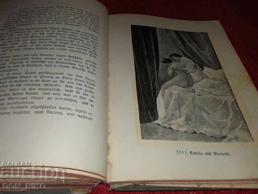 Book-DEKAMERON-TOM 1-DECAMERON-BAND 1-German-1890g - 7 Book-DEKAMERON-TOM 1-DECAMERON-BAND 1-German-1890g - 7