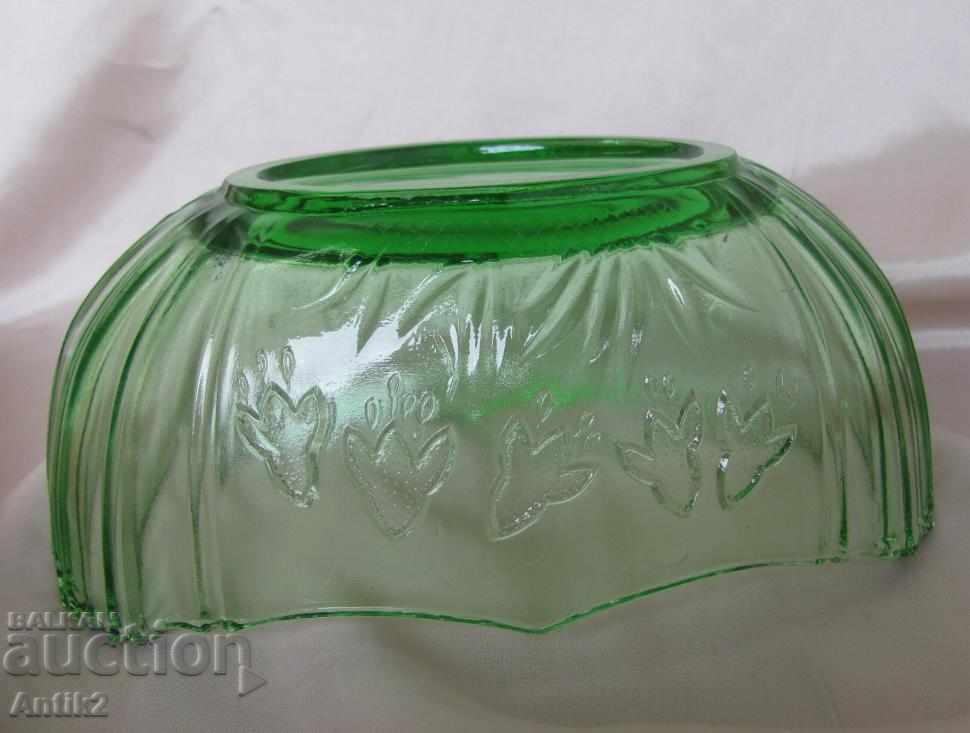 Art Deco Crystal Glass Old Nuts Cup, Bonbonniere - 6