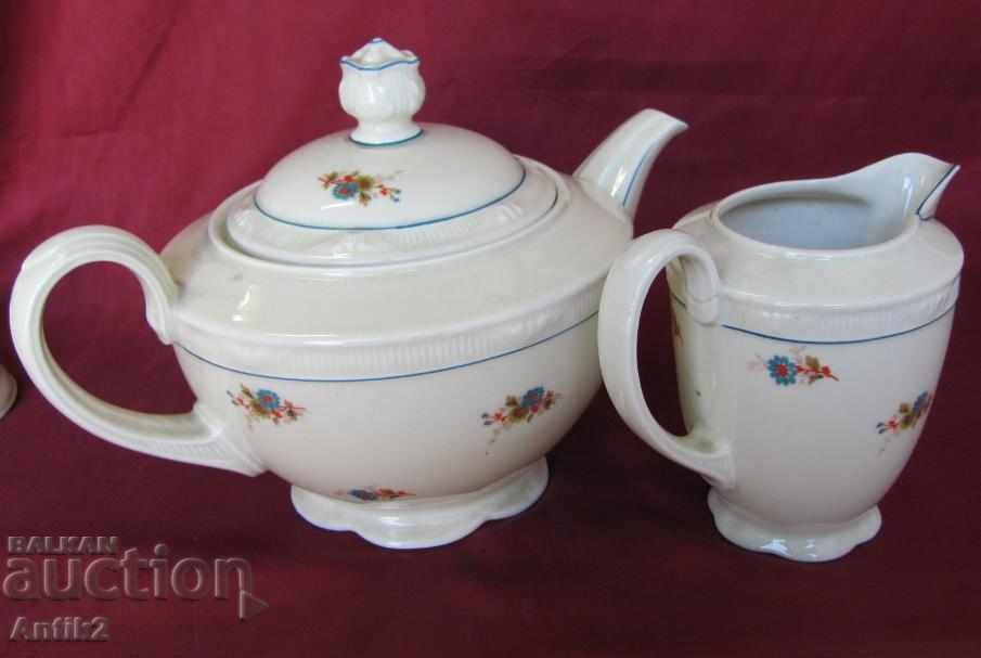 Old Porcelain Tea Service Germany - 6 Old Porcelain Tea Service Germany - 6