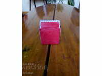 Husă veche din piele pentru carduri Balkanurist