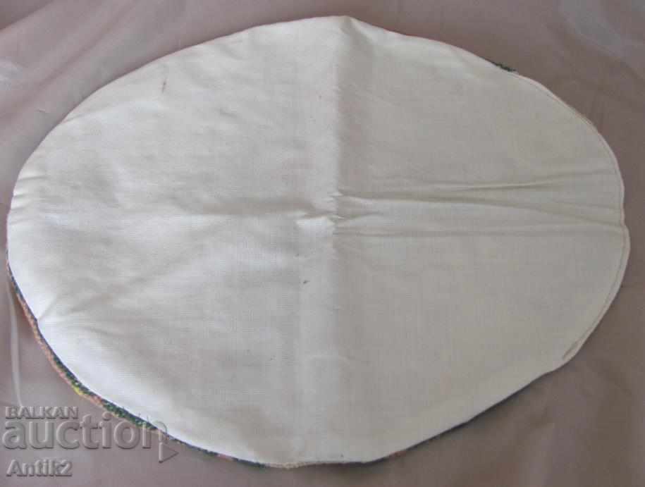 19 Century Hand Embroidered Pillow - 5 19 Century Hand Embroidered Pillow - 5