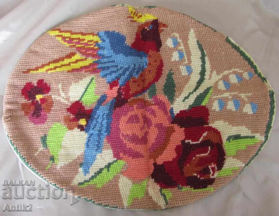 19 Century Hand Embroidered Pillow - 6 19 Century Hand Embroidered Pillow - 6