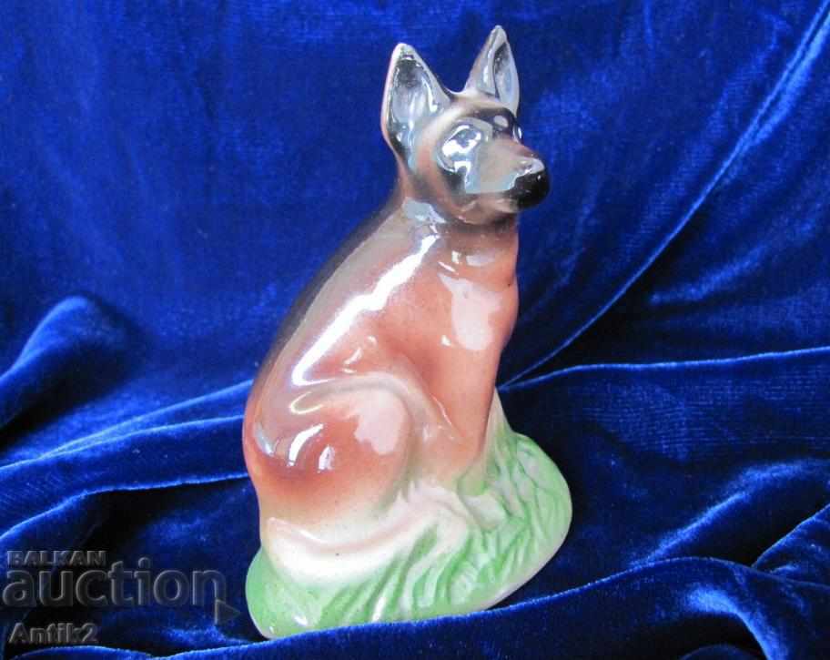 Auction Old Porcelain Figure Dog Auction Old Porcelain Figure Dog