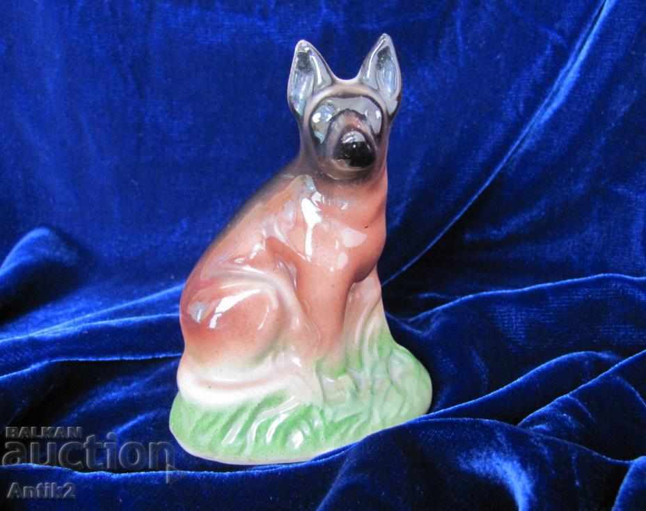 Old Porcelain Figure Dog