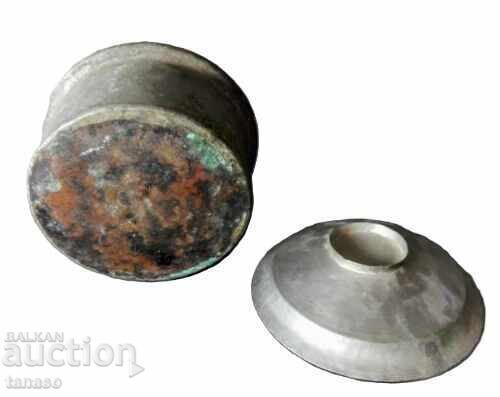 Old tin-plated copper pot with lid, bakır - 6 Old tin-plated copper pot with lid, bakır - 6