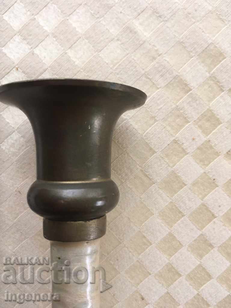 BRASS CANDLE HOLDER-450 GR - 5 BRASS CANDLE HOLDER-450 GR - 5