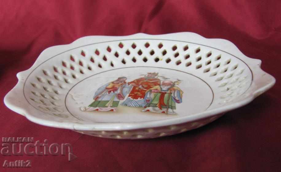 19th Century Handmade Plates Mongolia China 2 Pieces - 5