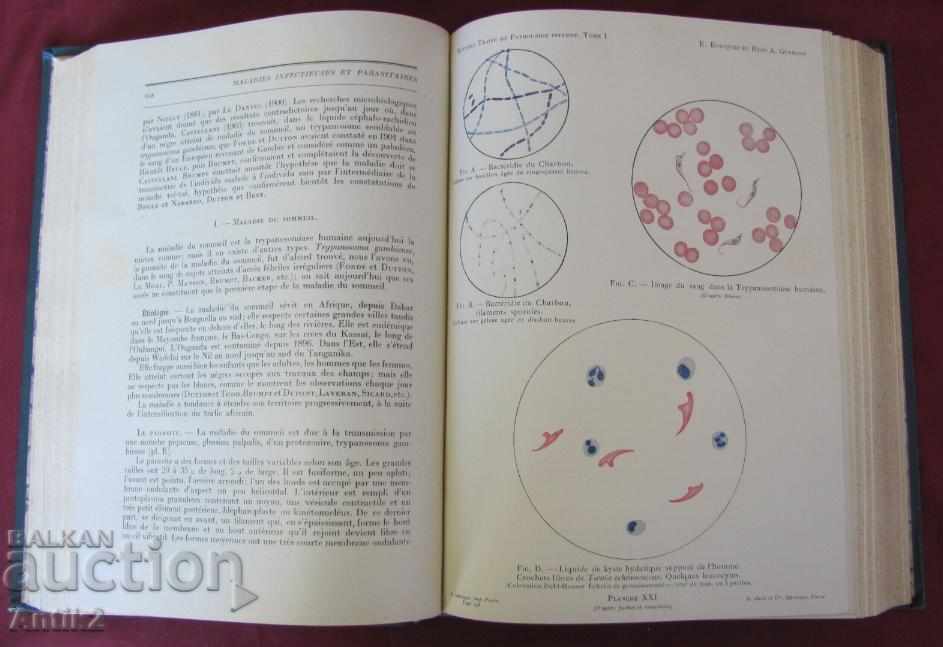 1926 Medical Book Paris PATHOLOGIE INTERNE - 6 1926 Medical Book Paris PATHOLOGIE INTERNE - 6