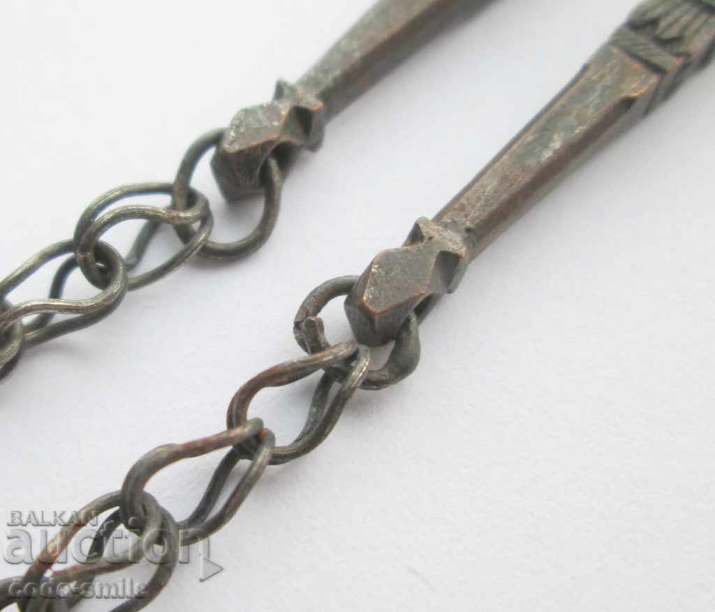 Rare old Renaissance male decorative jewelery set - 7