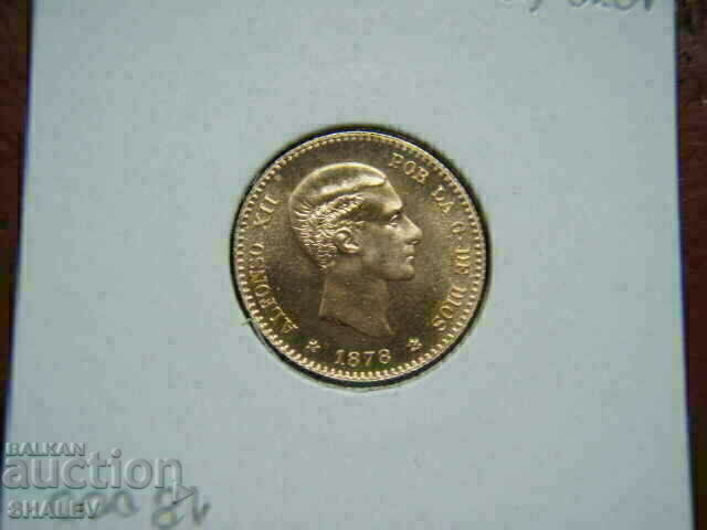 10 Pesetas 1878 Spain (19*62) Spain - AU/Unc (gold) - 7 10 Pesetas 1878 Spain (19*62) Spain - AU/Unc (gold) - 7