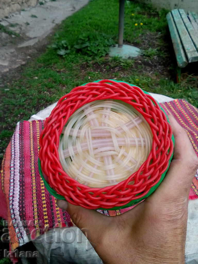 Old woven demijohn - 6 Old woven demijohn - 6