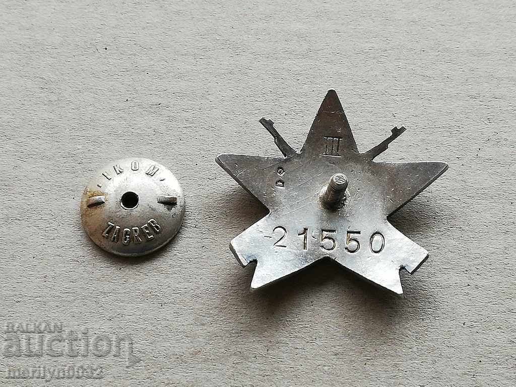 Delivery of Silver Order PARTY STAR 3rd Grade Yugoslavia Delivery of Silver Order PARTY STAR 3rd Grade Yugoslavia