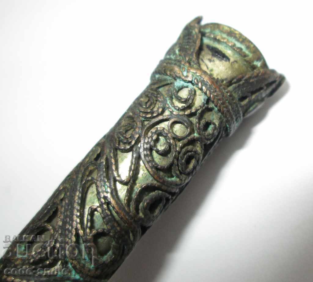 Auction Ancient Renaissance cigarette mugstep filigran old 19th century Auction Ancient Renaissance cigarette mugstep filigran old 19th century