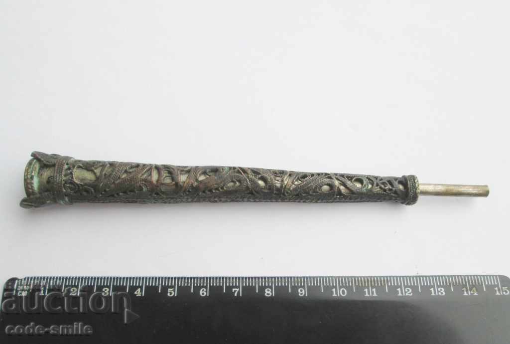 Ancient Renaissance cigarette mugstep filigran old 19th century - 7 Ancient Renaissance cigarette mugstep filigran old 19th century - 7