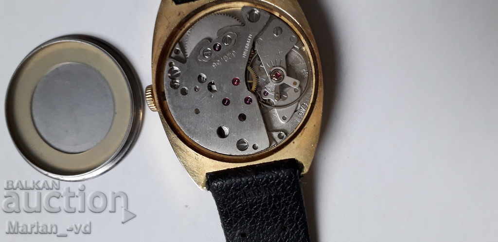 Mechanical gold plated Junghans clock - 5 Mechanical gold plated Junghans clock - 5