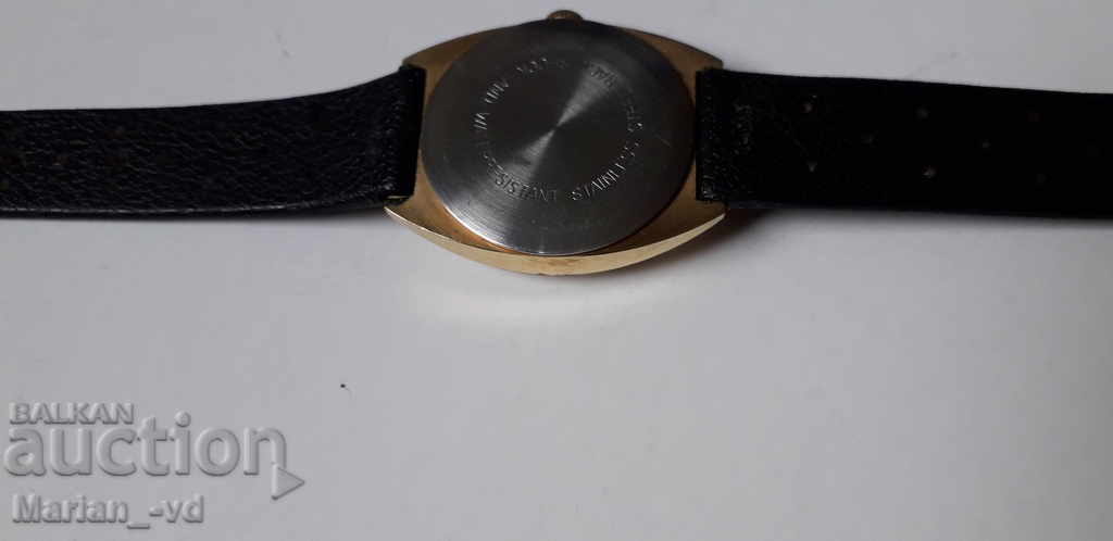 Mechanical gold plated Junghans clock - 6 Mechanical gold plated Junghans clock - 6