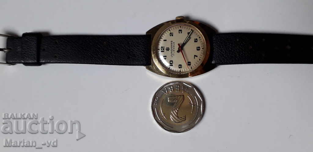 Mechanical gold plated Junghans clock - 7 Mechanical gold plated Junghans clock - 7