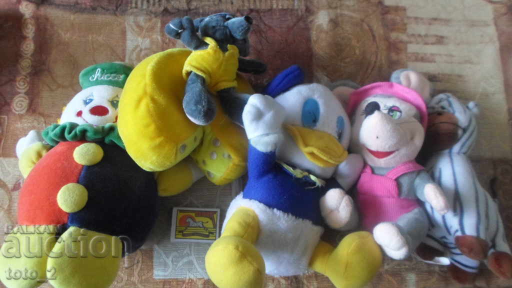 LOT OF PLUSH TOYS-5 pcs.