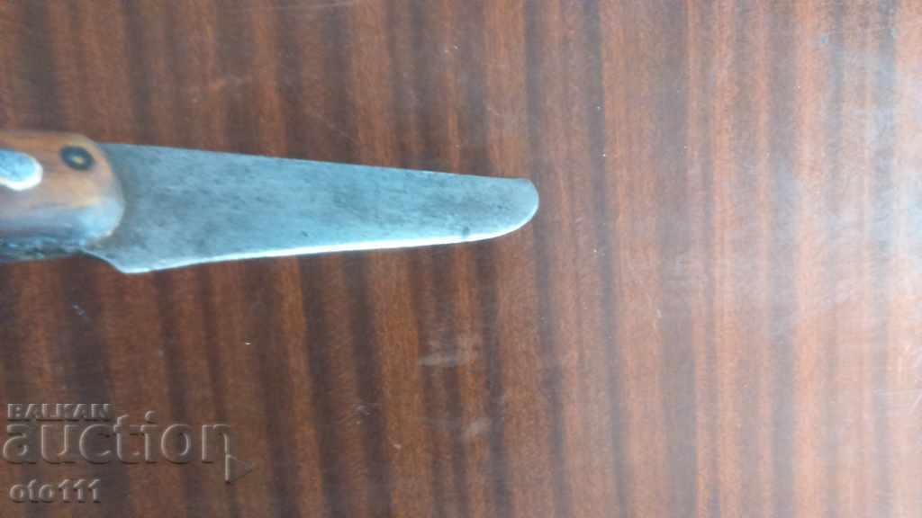 OLD FORGED KNIFE - HORNS CHERISHED - 5 OLD FORGED KNIFE - HORNS CHERISHED - 5