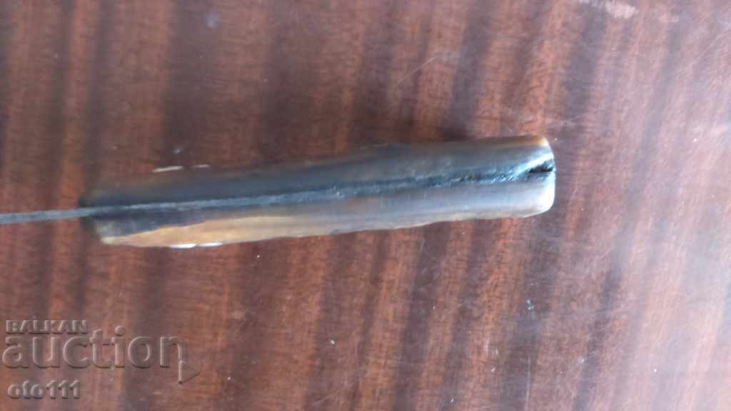 OLD FORGED KNIFE - HORNS CHERISHED - 6 OLD FORGED KNIFE - HORNS CHERISHED - 6