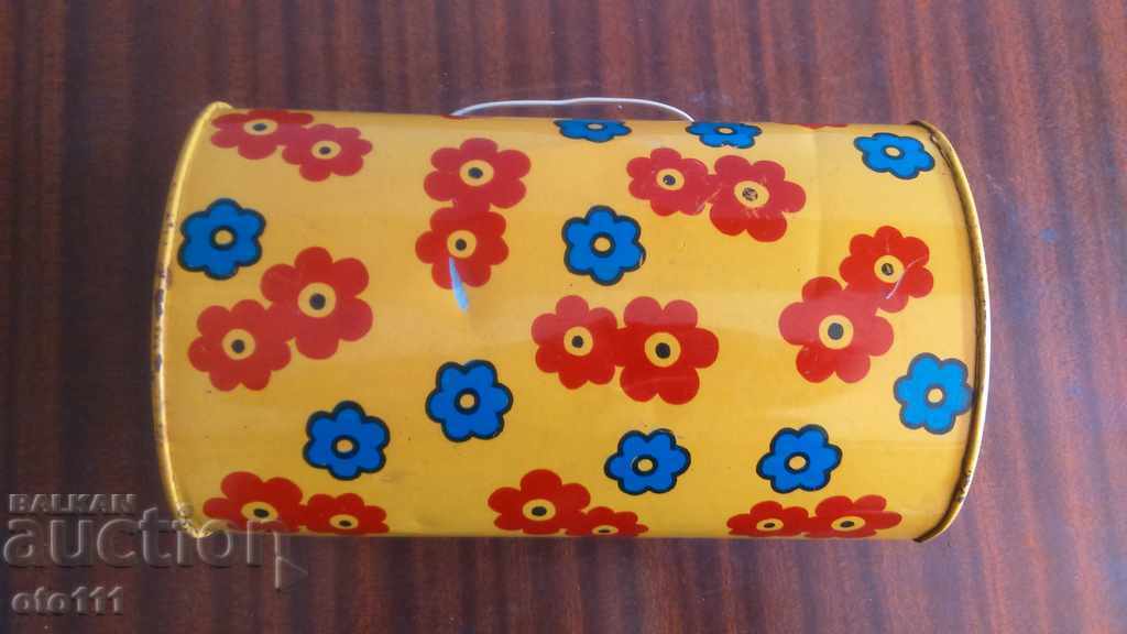 Auction OLD CHILDREN'S TIN BAG - USSR Auction OLD CHILDREN'S TIN BAG - USSR