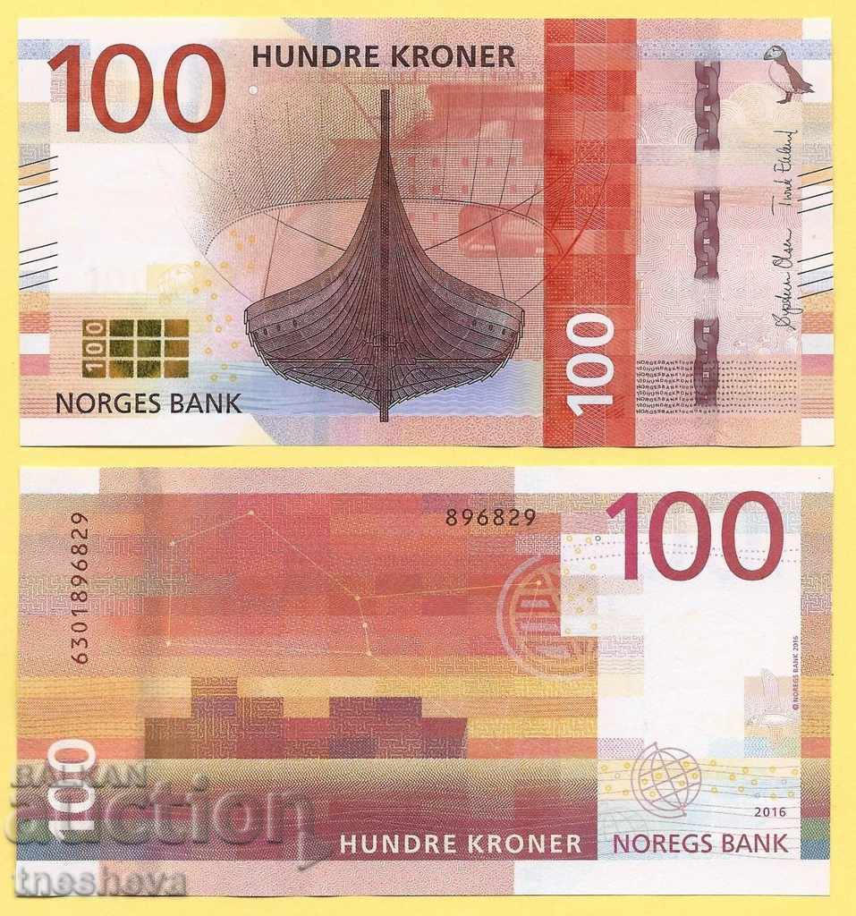 Norway 100 Kroner 2016 UNC