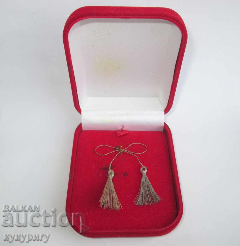 Handmade fine metal martenitsa jewel for collection