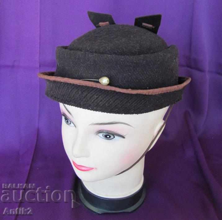 19th Century Ladies Wool Hat