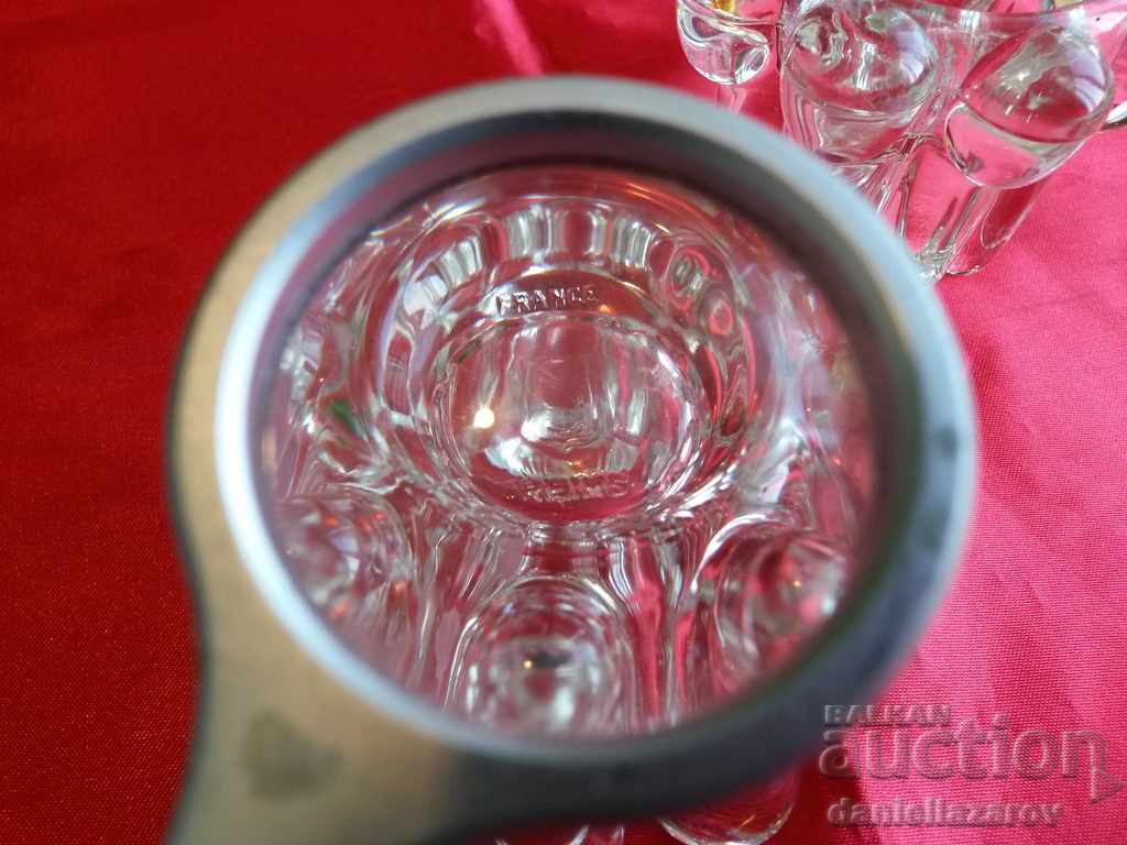 Delivery of French Crystal Glass Candlestick Set
