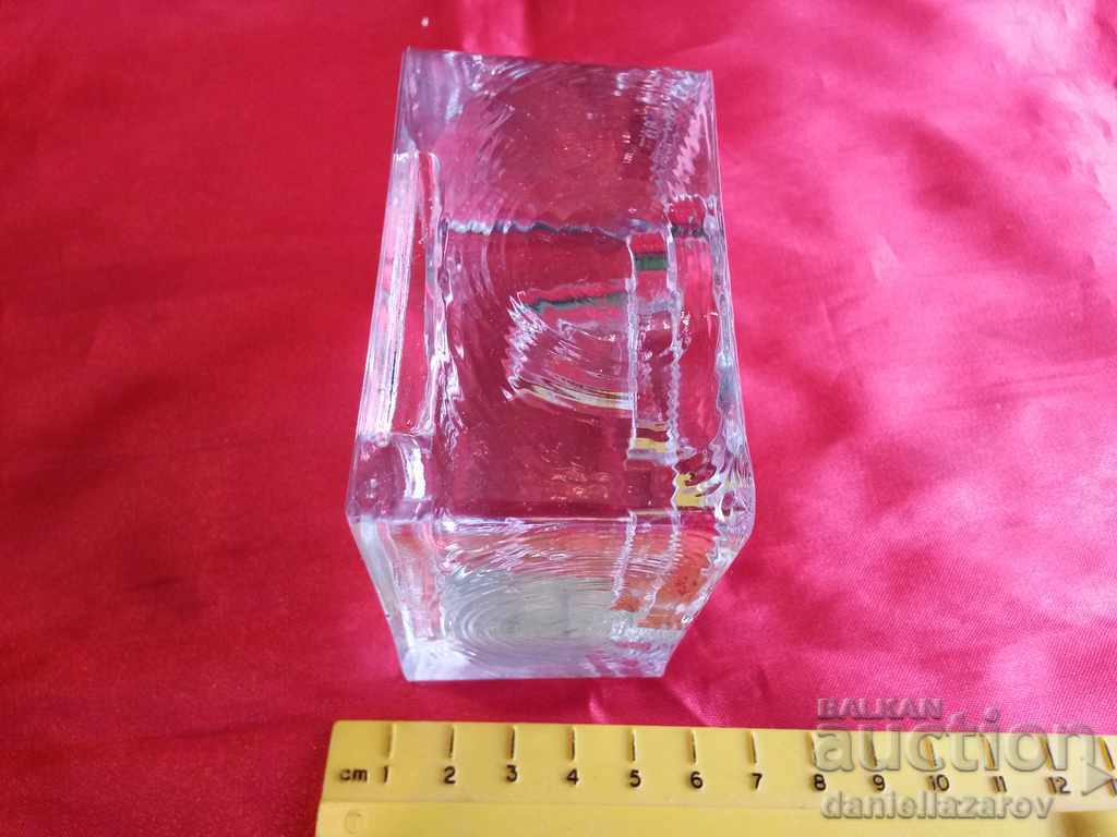 Beautiful Two - sided Candlestick Crystal Glass - 5 Beautiful Two - sided Candlestick Crystal Glass - 5