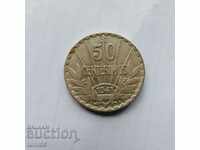 Uruguay 50 centesimos 1943 argint